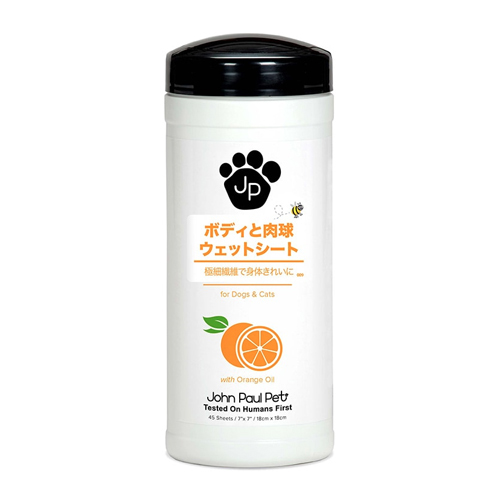 ボディと肉球ウェットシート - ジョンポールペット（John Paul Pet）｜犬のベッド：アンベルソ