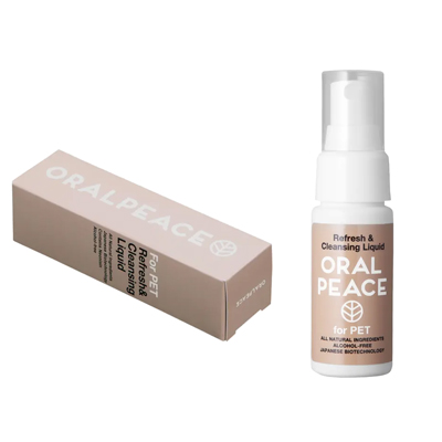 マウススプレー&ウォッシュ 30ml - オーラルピース フォーペット（ORALPEACE）｜犬のベッド：アンベルソ