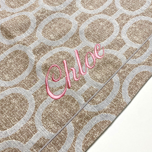 ネーム刺繡：エルモ（アクアグレー）｜犬のベッド：アンベルソ