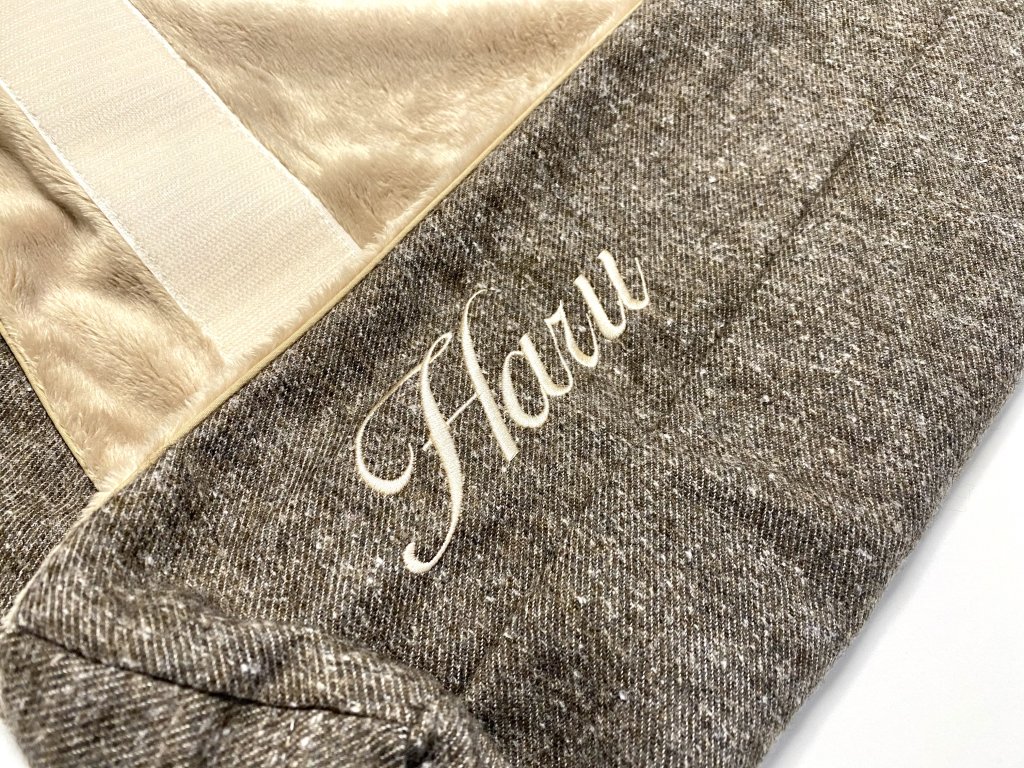 ネーム刺繡：アリス（ブラウン）｜犬のベッド：アンベルソ