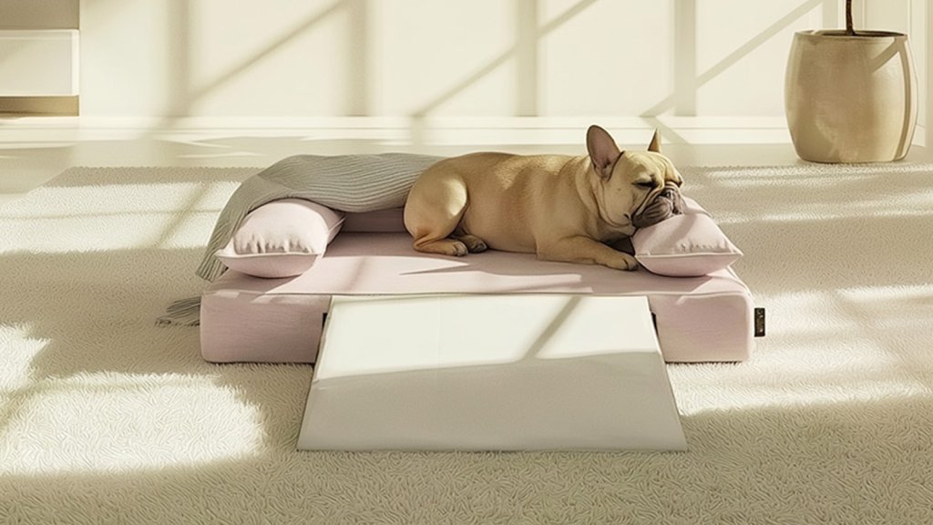愛犬の安全な暮らしをサポートするベッド用スロープ
